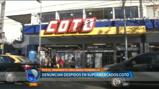 Denuncian despidos en supermercados Coto ante la inminente aplicación del descanso dominical