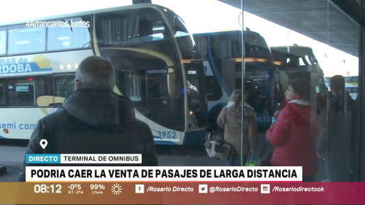 Caen un 40% las ventas de pasajes de micros de larga distancia