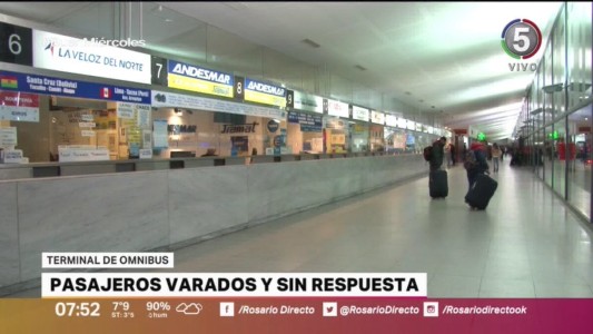 Paro total en cinco empresas de transporte de larga distancia