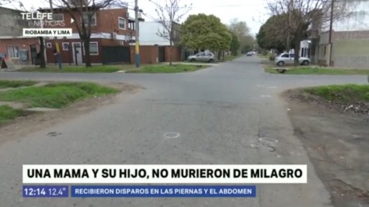Una joven madre y su hijo resultaron heridos en una balacera
