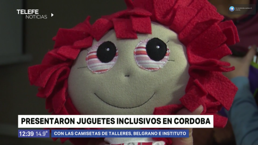 Córdoba: presentaron juguetes inclusivos de Talleres, Belgrano e Instituto