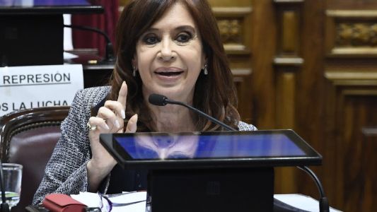 Cristina Kirchner en el Senado: "No me arrepiento de nada de lo que hice"