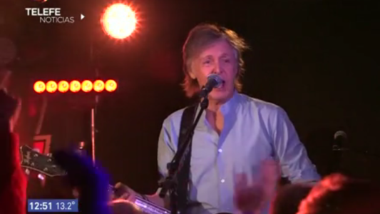 Paul McCartney volvió a sus raíces y tocó en The Cavern