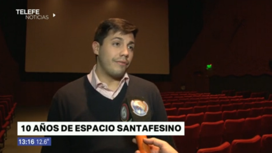 Espacio Santafesino celebra sus 10 años en El Cairo Cine Público