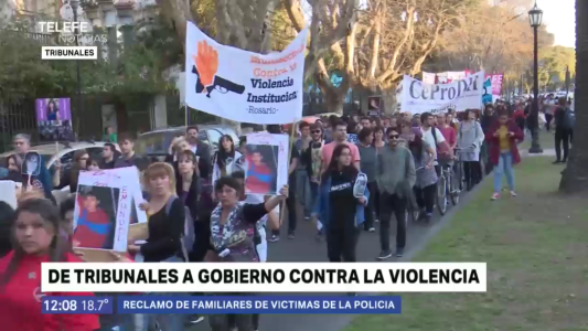 Marcha contra el #GatilloFácil: familiares de las víctimas reclamaron justicia