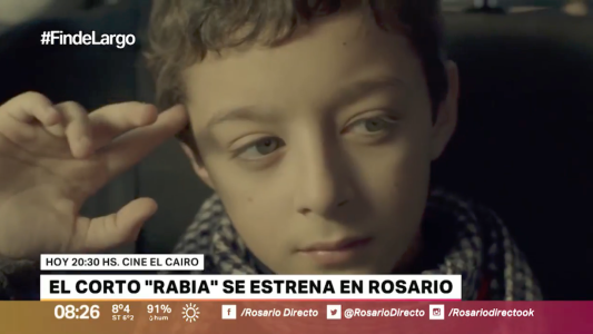 Se estrena el cortometraje “Rabia” en Rosario