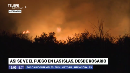 Incendio en las islas: Fein denunciará a los propietarios de los campos