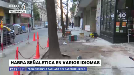 Avanzan las obras de remodelación en Paseo del Siglo y Plaza Pringles