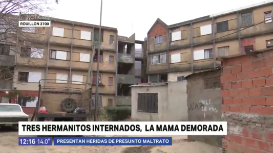 Tres menores internados luego de una denuncia de maltrato infantil