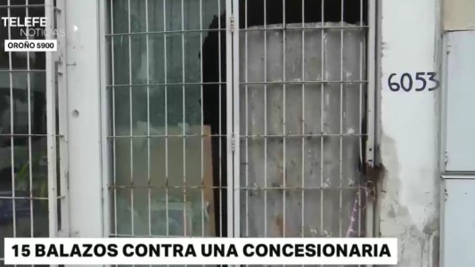 Balean el frente de una concesionaria en la zona sudoeste