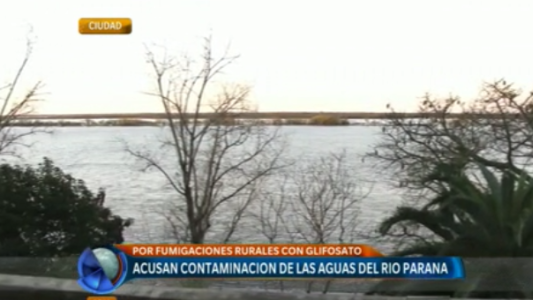 Acusan contaminación de las aguas del río Paraná