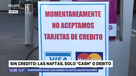 Estaciones de servicio suspenden el pago con tarjetas de crédito