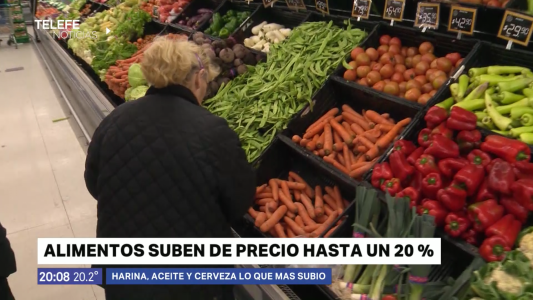 Los alimentos subieron un 20% tras la devaluación