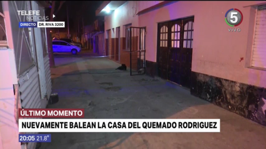 Balearon nuevamente la casa del "Quemado" Rodríguez