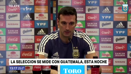 Debuta la selección de Scaloni: "Intentamos traer a los mejores"
