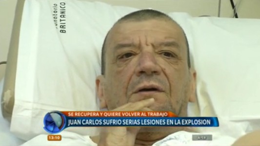 Conmovedor testimonio de Juan Carlos, víctima de la explosión del laboratorio Apolo