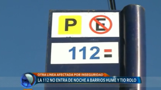 Chóferes de la linea 112 con miedo por los asaltos