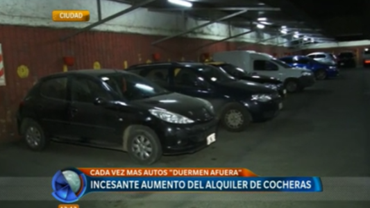 Incesante aumento del alquiler de cocheras