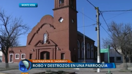 Robo y destrozos en una parroquia