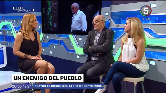 "Un enemigo del pueblo" se presenta en el teatro El Círculo