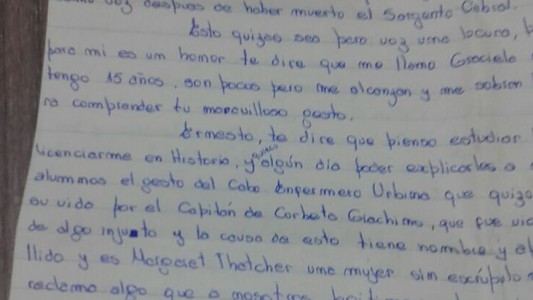 Malvinas: la historia detrás de la carta que un soldado respondió 34 años después