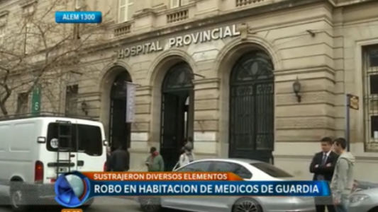 Roban en el Hospital Provincial pertenecías de médicos