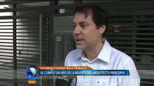 Se cumple un año de la muerte del arquitecto Sandro Procopio, asesinado cuando iba a trabajar