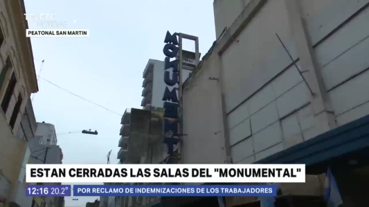 Cine Monumental: empleados reclaman por las indemnizaciones y la reincorporación
