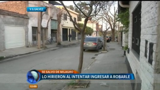 Lo hirieron de un balazo para robarle y salvó su vida de milagro