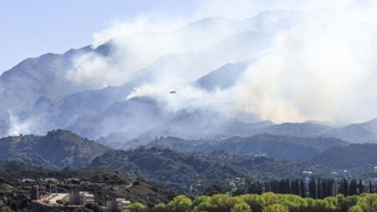 Lograron contener el incendio forestal en San Luis: hay más de 8000 hectáreas afectadas