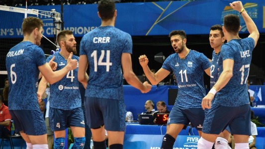 Histórico triunfo de Argentina ante Polonia en el Mundial de voley
