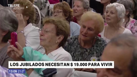 Una pareja de jubilados necesita 19 mil pesos mensuales para vivir