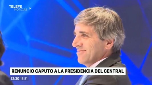 Luis Caputo renunció a la presidencia del Banco Central