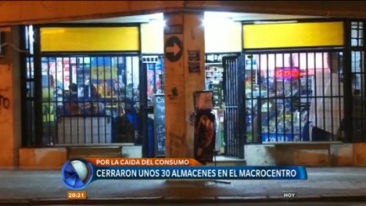Denuncian que por la caída en la actividad unos 30 almacenes del macrocentro debieron cerrar sus puertas
