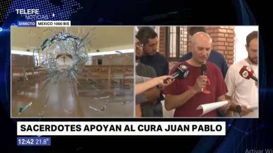 Sacerdotes se reunieron para brindarle apoyo al padre Juan Pablo Nuñez