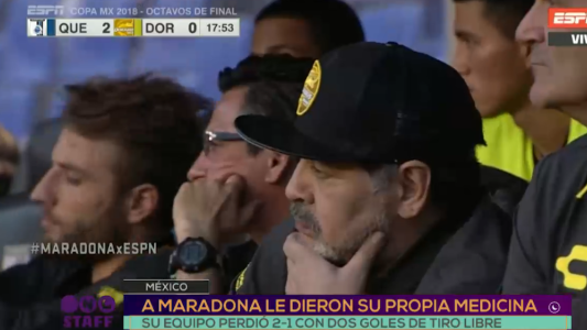 Perdió el equipo de Maradona