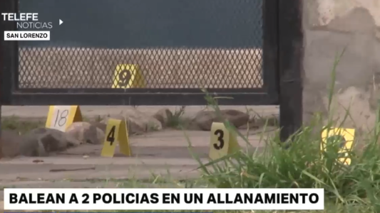 Así balearon a dos policías en un allanamiento en San Lorenzo