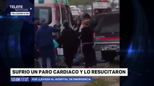 Un hombre sufrió un paro mientras conducía por avenida Pellegrini