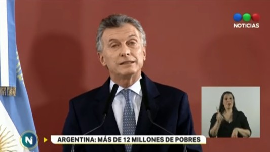 Mauricio Macri habló sobre el índice de pobreza: "Refleja las turbulencias de los últimos meses"