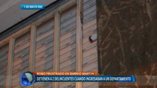 Detuvieron a dos delincuentes cuando ingresaban a un departamento