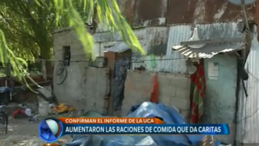 Aumentaron las raciones de comida que da Cáritas