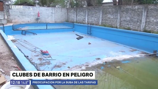 Clubes de barrio en peligro por los tarifazos