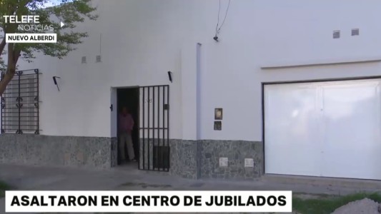 Violento asalto a un centro de jubilados en Nuevo Alberdi