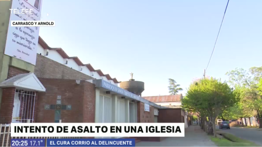 Un cura corrió a un ladrón y evitó el asalto en su iglesia