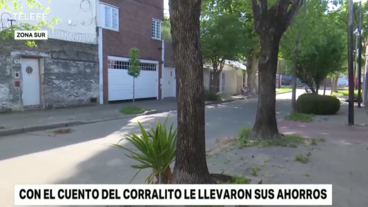 Con el cuento del corralito le robaron todos sus ahorros