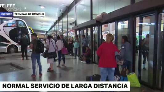 El servicio de larga distancia funciona con normalidad en la Terminal de Ómnibus de Rosario