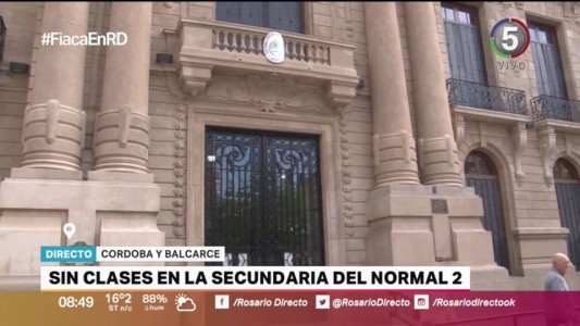 Suspenden las clases en el secundario del Normal 2