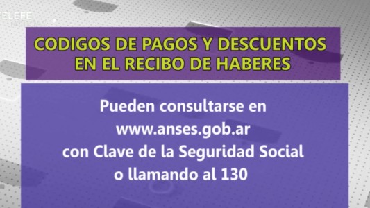 Micro de Anses: claves para "aprender a leer" los códigos en el recibo de haberes