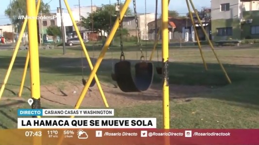 El misterio de la hamaca que se mueve sola en zona norte