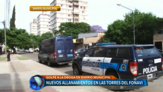 Nuevos allanamientos dejó varios detenidos en las torres del Fonavi